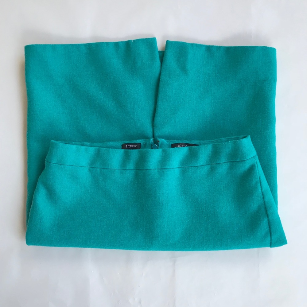 J. Crew teal/green size 6 pencil skirt